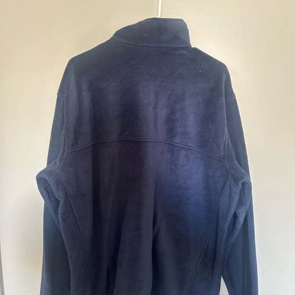 Columbia Navy Fleece Full Zip Jacket Men’s XL - Picture 4 of 4